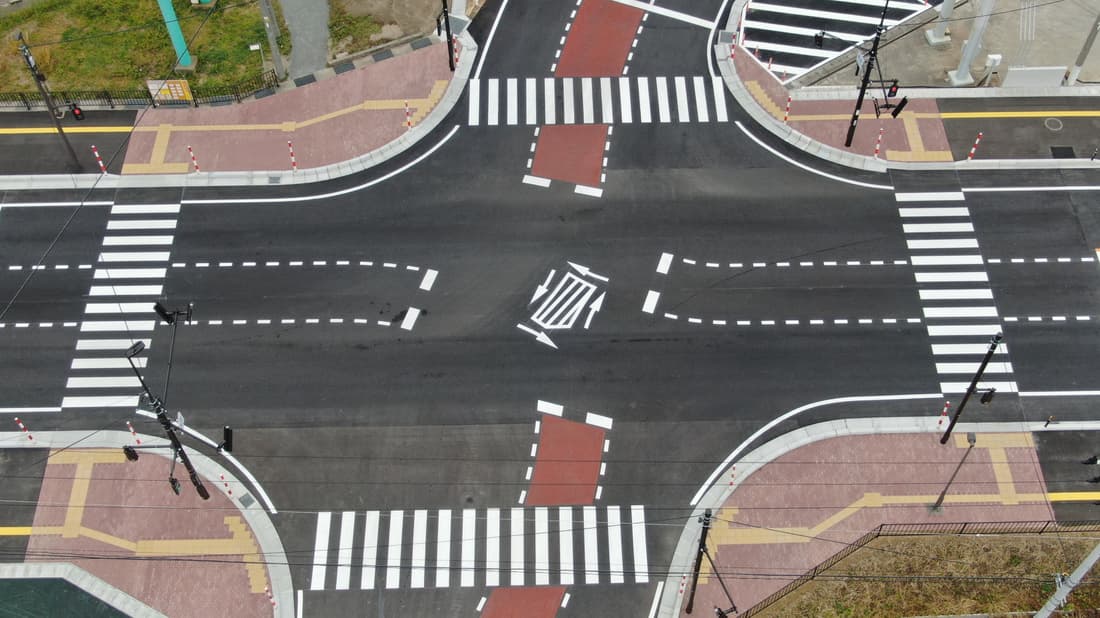 能代地区道路改良舗装工事